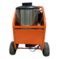 Nettoyeur haute pression à eau chaude au gaz 4000 PSI avec système de brûleur