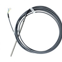 PROG-ULT-Di07-MMI1 Sonde de température à diode blindée à tube droit ultra-fin, précision 0,1-1,0K, 4 fils, 18-500K, sonde 316L