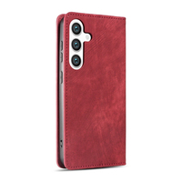 Étui portefeuille à rabat en cuir PU pour Samsung S25 Ultra/Edge/Plus/S25 FE/S24 avec porte-cartes et support, Housse professionnelle en gros