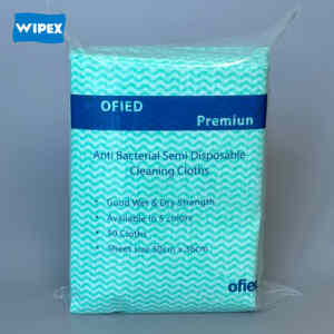 Paño semidesechable antibacteriano Toalla de cocina reutilizable seca y toallitas de limpieza de superficie de línea aérea - Product Image 3