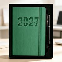 Agenda annuel OEM 2027, journal quotidien, planificateur d'autodiscipline, ensemble de carnets pour cadeaux d'affaires et cadeaux personnels