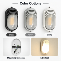 Applique murale LED E27 à bas prix, luminaire mural pour plafond intérieur/extérieur, IP54