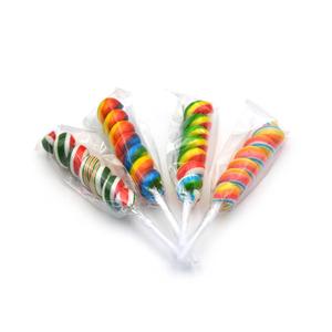 Sucettes rondes colorées en spirale torsadée, sucettes, <span class=keywords><strong>bonbons</strong></span>, vente chaude - Product Image 5