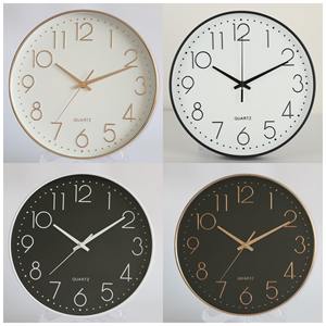 Reloj de pared de tiempo infinito al por mayor de lujo moderno al por mayor OEM de fábrica 12 pulgadas para colgar <span class=keywords><strong>en</strong></span> la pared reloj analógico de una sola cara - Product Image 1