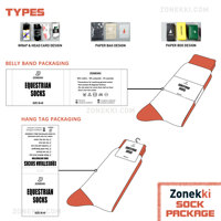 Chaussettes d'équitation personnalisées ZONEKKI à compression pour le mollet, avec soutien de la voûte plantaire, pour la performance équestre et les sports équestres