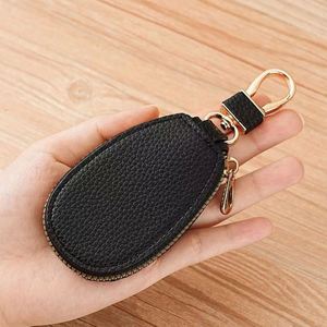 Sac unisexe à fermeture éclair, étanche en PU, à suspendre à la taille, porte-clés créatif et simple, élégant et tendance pour ranger les clés de voiture - Product Image 2