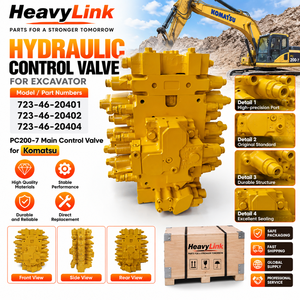 วาล์วควบคุมไฮดรอลิก HeavyLink รุ่น 723-46-20401 723-46-20402 723-46-20404 สำหรับอะไหล่รถขุด Komatsu PC200-7 - Product Image 2