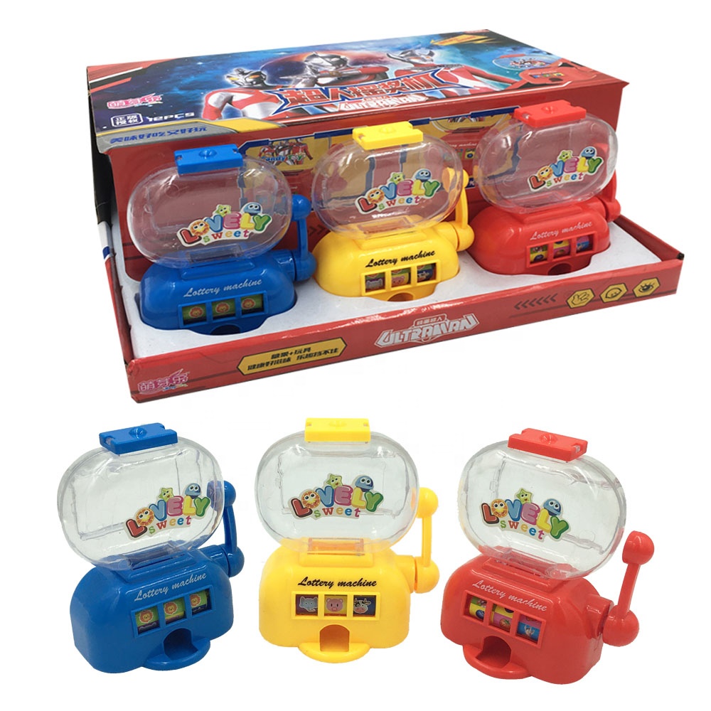 Лидер продаж, дозатор для конфет Jackpot, машина для конфет с заполненными конфетами, забавная игрушка для детей
