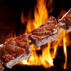 Brochetas para Barbacoa de Acero Inoxidable Estilo Antiguo con Mango de Madera, Herramienta Metálica - Product Image 5