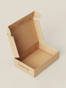 定制制造商彩色纸板纸邮寄服装盒定制标志印刷瓦楞纸箱 - Product Image 6