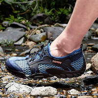 Chaussures aquatiques en caoutchouc pour hommes, légères, nouvelle collection printemps-été-automne, style décontracté, pour la randonnée en ruisseau, le sport, la plongée, la plage et la marche aquatique, en maille respirante