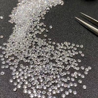 Beyaz yuvarlak parlak kesim Lab Diamonds DEF-VVS1 VS2 netlik CVD HPHT sertifikalı IGI GIA 0.01-1 karat