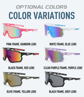 Lunettes de cyclisme sportives pour VTT et route, professionnelles, photochromiques, à monture intégrale, avec verres interchangeables, pour myopes, hommes, femmes, PC, adultes