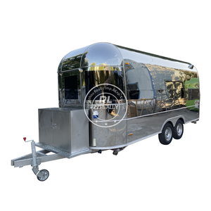 Camión de comida para barbacoa OEM con carros de comida de catering móvil de cocina completa y remolque de comida OEM - Product Image 4