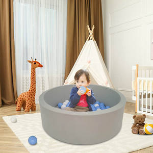 Équipement d'éponge en mousse compressée de haute qualité intérieur pliable doux jeu de bébé fosse à balles pour le thème de l'océan pour un usage résidentiel - Product Image 2