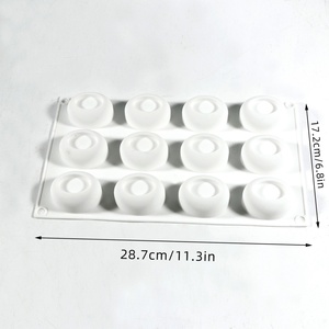 Moule en silicone en forme de boule à 12 maillons, moules en silicone pour décoration, moule en silicone pour fondant, moule 3D, moule en silicone pour barre de chocolat - Product Image 6