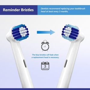 Paquete de 8 cabezales de repuesto compatibles con cepillos de dientes <span class=keywords><strong>Oral</strong></span>-<span class=keywords><strong>B</strong></span> <span class=keywords><strong>Professional</strong></span> <span class=keywords><strong>Care</strong></span> series 500/600/1000/2000/2500/3000/5000/7000 - Product Image 5