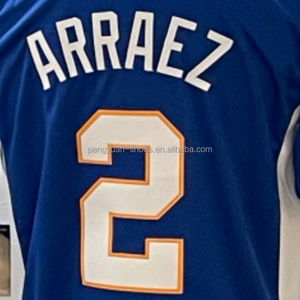 Jersey de Béisbol Blanco de la Mejor Calidad, Cosido, Listo para Enviar, Salvador Pérez Venezuela, Clásico Mundial de Béisbol 2026 - Product Image 2