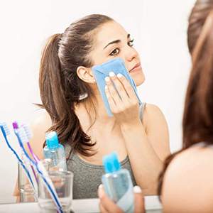 Chiffon démaquillant Offre Spéciale réutilisable, serviette de nettoyage en microfibre chimique gratuite, adapté à tous les Types de peau - Product Image 6