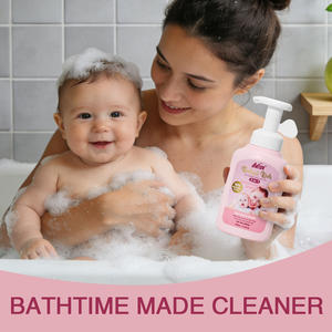 Gel Douche et <span class=keywords><strong>Shampoing</strong></span> Bébé Marque Blanche Sans Larmes, Nettoyant Corporel Professionnel <span class=keywords><strong>Doux</strong></span> pour Peaux Sensibles - Product Image 5