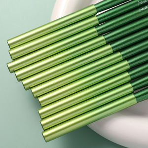 Sıcak 1/12 adet yeşil Metal çubuk tırnak resim fırçası Set toptan boyama kalem büyük kare yuvarlak ışık tedavisi kalem Halo kalem - Product Image 3