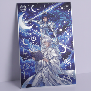 Stampe Artistiche Personalizzate in Lamina Argentata Anime, Poster su Carta per Stampa Digitale, Illustrazioni per Fumetti, Giochi/Film, <span class=keywords><strong>Libri</strong></span> d'Arte - Product Image 5
