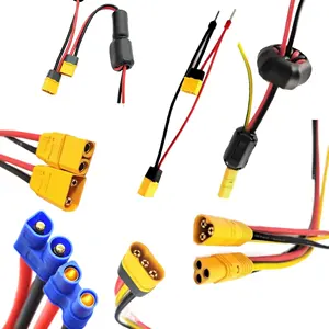 Custom XT90 XT30 XT60 Banana Plug with Wire for Aircraft Model Connector Lithium Battery Power Group Charging Interface