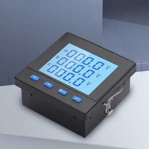 Compteur de puissance multifonctionnel numérique triphasé à écran LCD, courant, tension, fréquence, puissance, énergie combinées, communication RS485 - Product Image 2