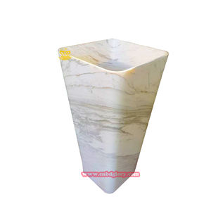 Lavabo de piedra de forma irregular ecológico moderno para granja comedor Hotel escuela baño cocina al aire libre uso hospitalario - Product Image 6