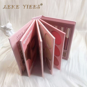 LEKE YIEES Palette de fards à paupières, blush, illuminateur et contour 68 couleurs, cinq couches, <span class=keywords><strong>pop</strong></span>-up, tout-en-un, poudre waterproof - Product Image 2