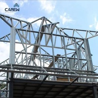 Canopée de toit EN acier léger, encadrement pour espace, installation facile, puzzle avec Certification ue/EN/Standard/australie (NZ)