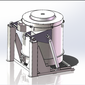 Equipo de Fundición de Plomo de 1 Tonelada, Horno de Inducción Eléctrico para Reciclaje de Chatarra de Hierro Fundido y Baterías de Aluminio - Product Image 6