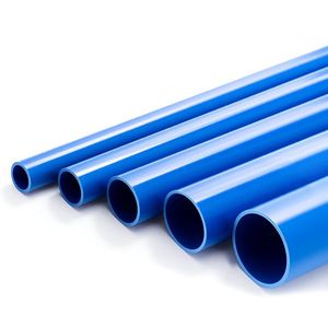 Tubería de PVC Azul para Acuarios, Resistente, Roscada, para Suministro de Agua Agrícola, 6m de Longitud, para Instalación de Plomería - Product Image 1