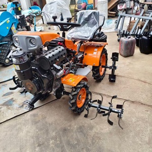 Motoculteur multifonctionnel à <span class=keywords><strong>moteur</strong></span> diesel, rotavator à engrenages avec 12-120 CV pour tracteurs 4x4 et 2 roues motrices, idéal pour les rizières - Product Image 4