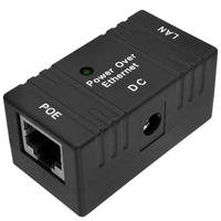 Alimentation par Ethernet DC 5V ~ 48V2A Distance de Transmission 100 mètres IEEE 802.3at/af Standard 100Mbps 96W Megabit PoE Injecteur 48V 24V