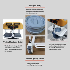 Alat Bantu Angkat Pasien Iso Ce untuk Memindahkan Pasien dari Tempat Tidur ke Kursi, Kursi Hidrolik Evomi dengan Fungsi Toilet, Kursi Transfer untuk Penyandang Disabilitas - Product Image 4