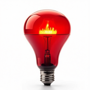 Bombilla Infrarroja de 250W 230V E27, Lámpara de Terapia de Luz Roja - Product Image 2
