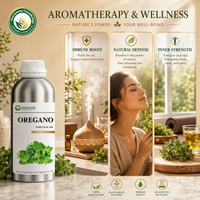 Huile Essentielle d'Origan (Origanum Vulgare) pour Diffuseur d'Aromathérapie et Formulation de Rituel Énergisant - Bien-être Holistique