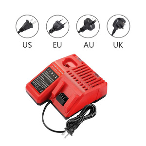 Adaptador <span class=keywords><strong>de</strong></span> Corriente Victpower <span class=keywords><strong>de</strong></span> 18V y 6.0Ah con 2 Baterías <span class=keywords><strong>de</strong></span> Iones <span class=keywords><strong>de</strong></span> Litio para <span class=keywords><strong>Taladro</strong></span>, <span class=keywords><strong>Cargador</strong></span> <span class=keywords><strong>de</strong></span> Batería con Certificación CE - Product Image 2