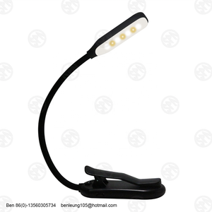 Nhà máy thiết kế mới xách tay có thể gập lại nhựa linh hoạt USB Loại C có thể sạc lại thay đổi độ sáng đi du lịch dẫn Clip Đèn đọc sách - Product Image 3