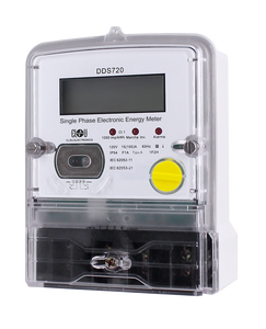 Duy nhất giai đoạn điện tử LCD hiển thị kWh Meter năng lượng tín dụng Meter - Product Image 5