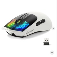 Souris de jeu sans fil Attack Shark X11, ergonomique, 6 boutons, optique, pour ordinateur, DPI réglable, pour bureau, maison, ordinateur portable