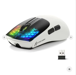 Ratón Inalámbrico para Juegos Attack Shark X11, Ergonómico, 6 Botones, Óptico, DPI Ajustable, para Oficina, Hogar, Portátil y PC - Product Image 4