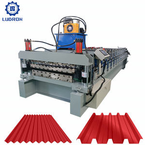 Hot Selling Double-Layer Automated Steel IBR Metalldach blech herstellungs maschine für Aluminium dach bahnen - Product Image 1