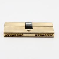 Cylindre de serrure de porte fiable à 8 clés, fabriqué en cuivre massif, offrant une protection antivol robuste pour les portes de maison.