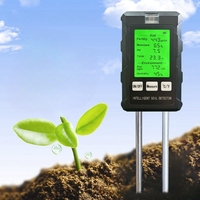 Hantechn nouvelle arrivée 6 en 1 compteur de fertilité du sol rétro-éclairage écran LCD testeur de sol pour le jardinage