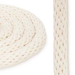 Cuerda de Algodón Natural, Construcción de Trenza Sólida, Cordón de Algodón con Baja Elasticidad y Fácil de Anudar - Product Image 6