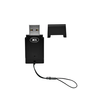 Lettore di schede IC Mini USB portatile intelligente bancario e di pagamento con Slot SIM ACR39T-A1