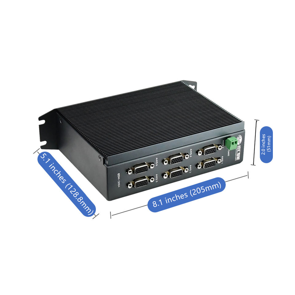Eip Factory EtherCAT Bus 6-Axis Motion Controller 24V PLC Pulse Servo ...