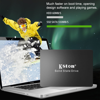 Комплект для замены HDD на SSD Kston 2.5" SATA III, внутренний твердотельный накопитель 512 ГБ/1 ТБ, ускорение загрузки